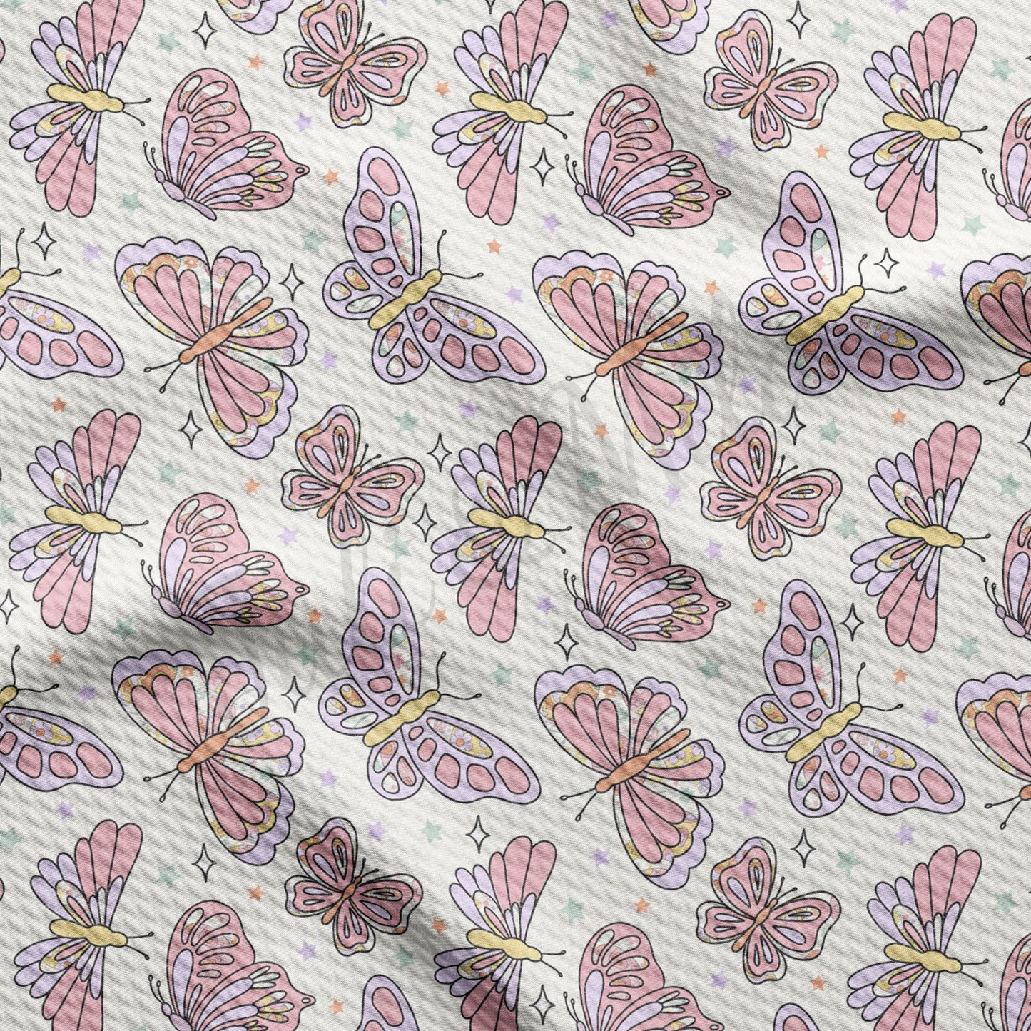 Butterfly Bullet Textured Fabric AA1419