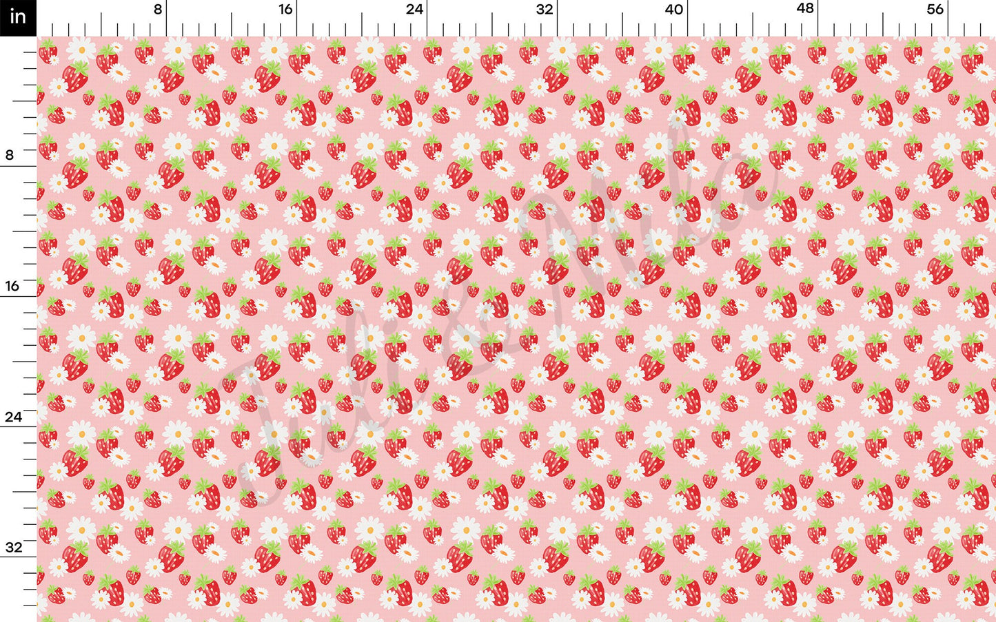 Strawberry Summer  Bullet Textured Fabric  AA1472
