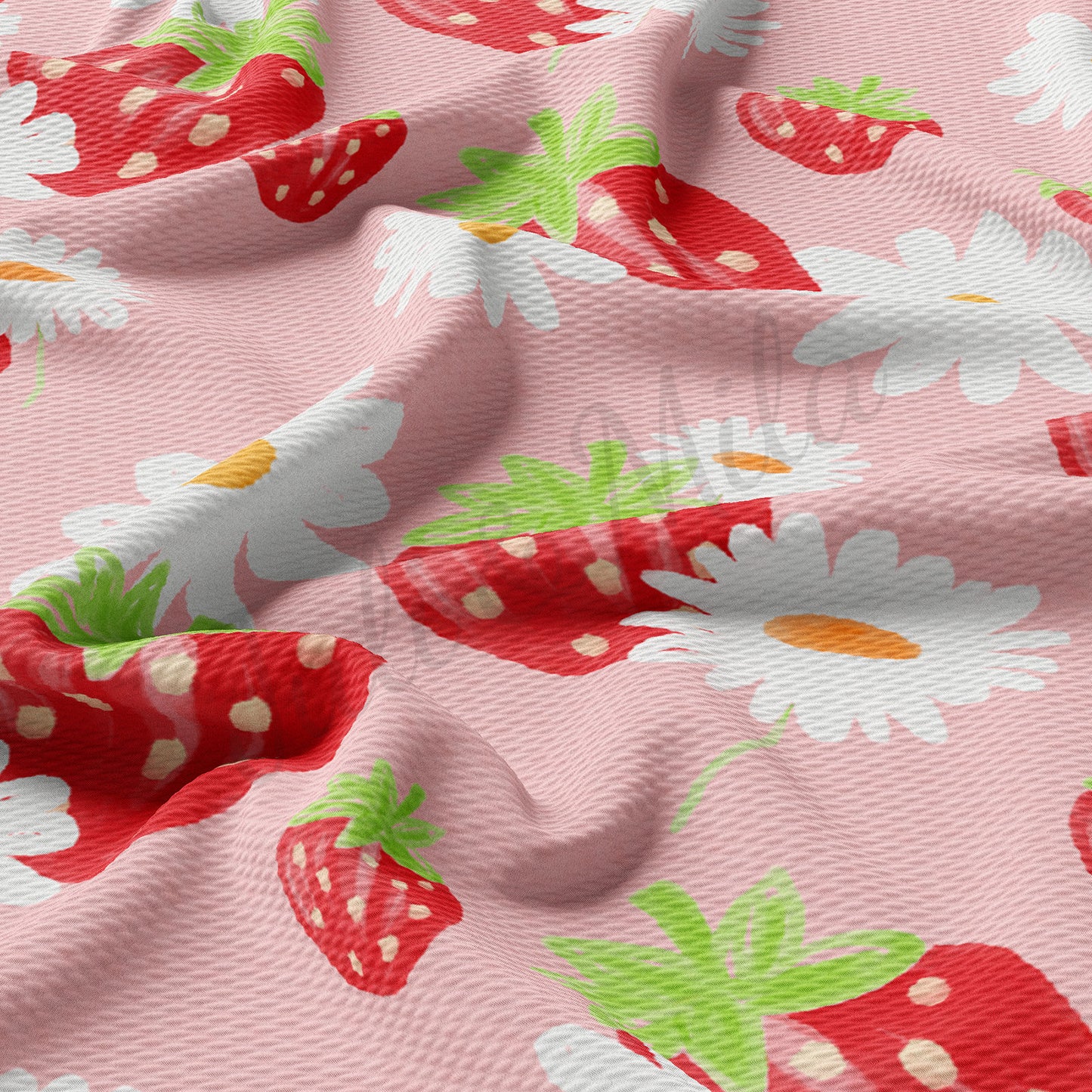 Strawberry Summer  Bullet Textured Fabric  AA1472