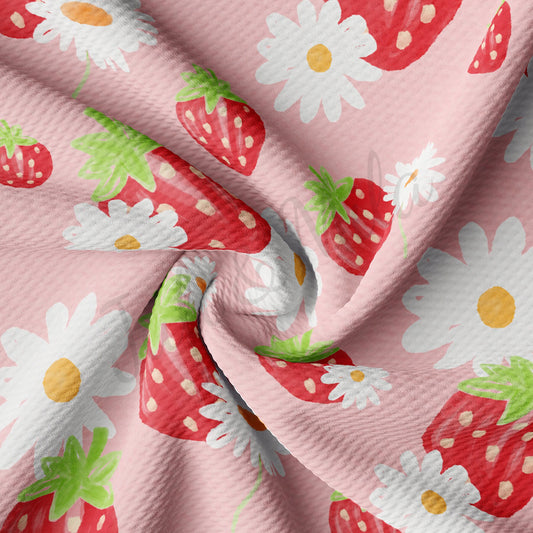 Strawberry Summer Bullet Textured FabricAA1472