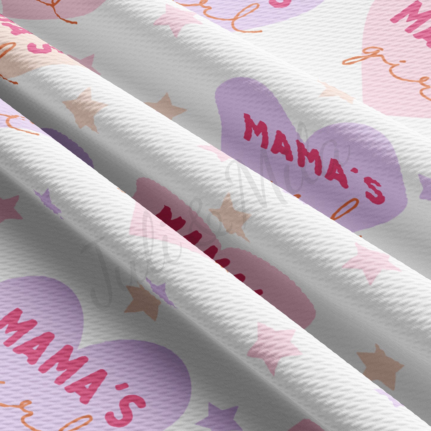 Mamas Girl  Bullet Textured Fabric AA1398