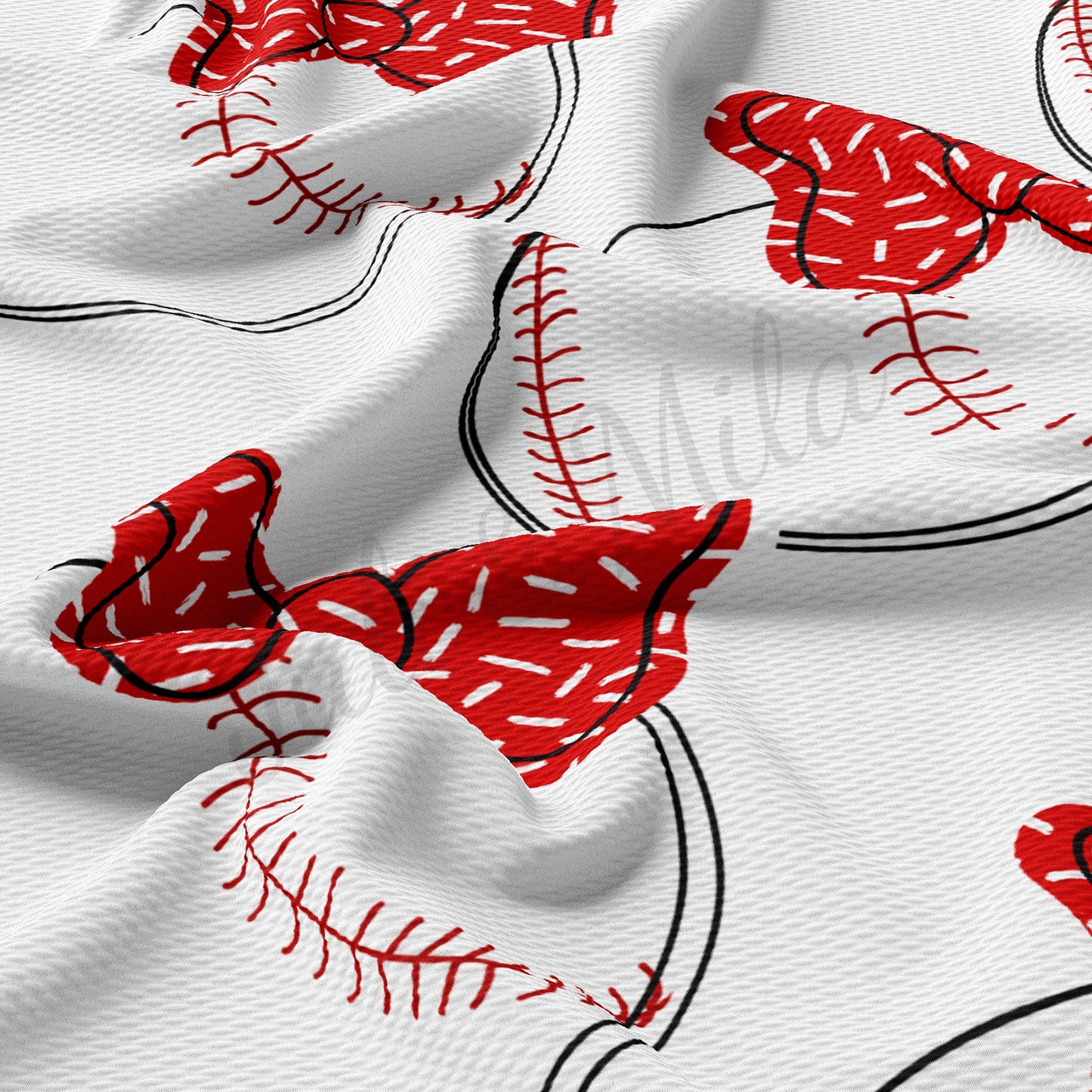 Baseball Bullet Textured Fabric AA1416