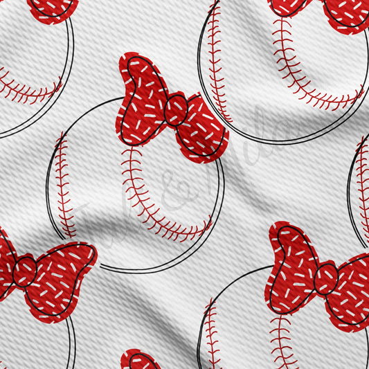 Baseball Bullet Textured Fabric AA1416