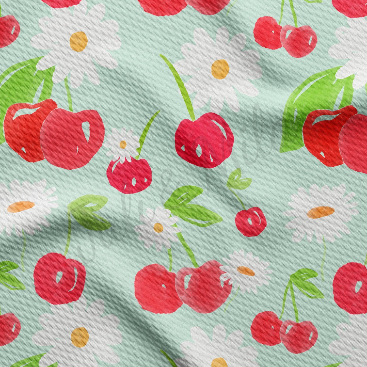 Cherry Summer Bullet Textured Fabric AA1420