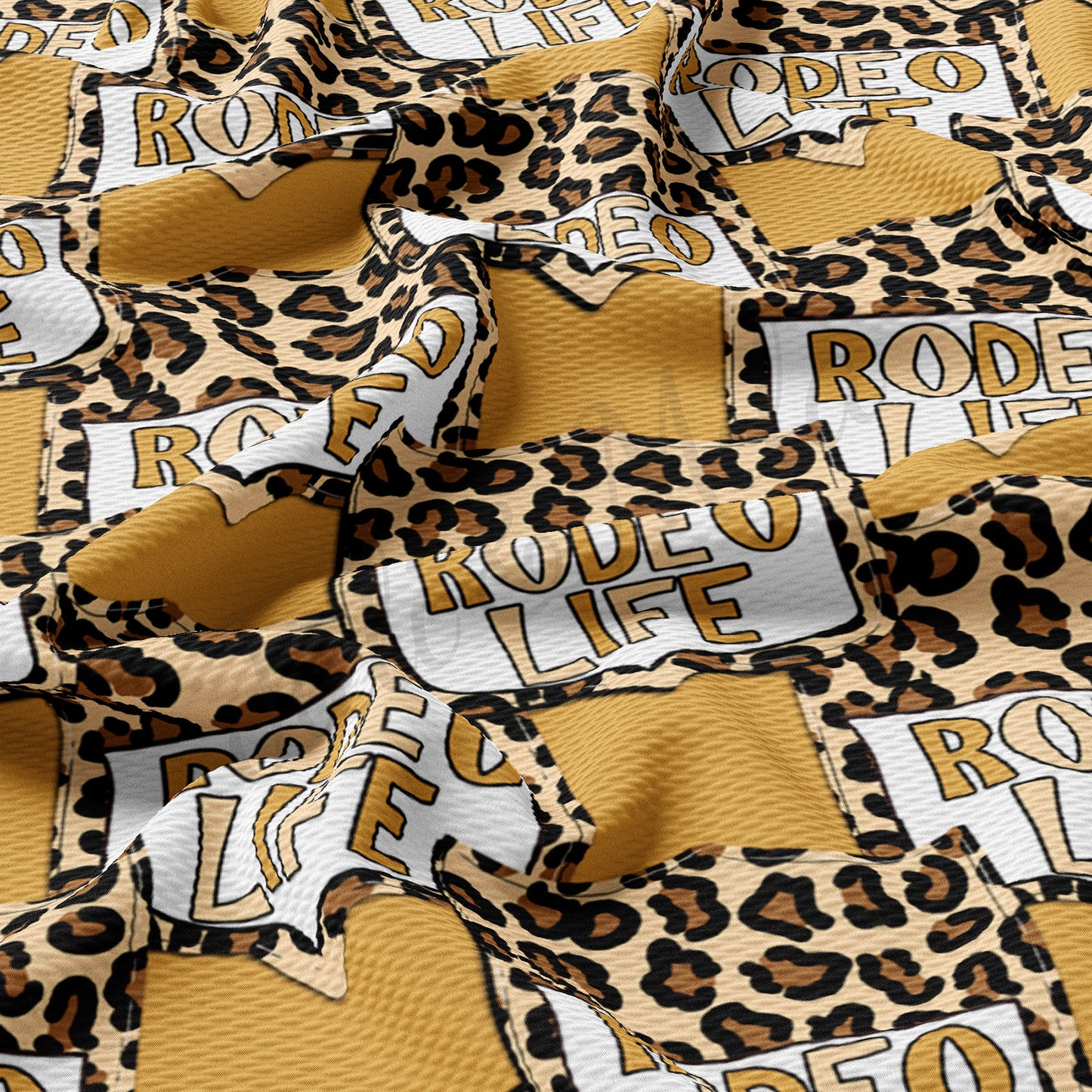 Rodeo Life Printed Bullet Textured Fabric AA1464