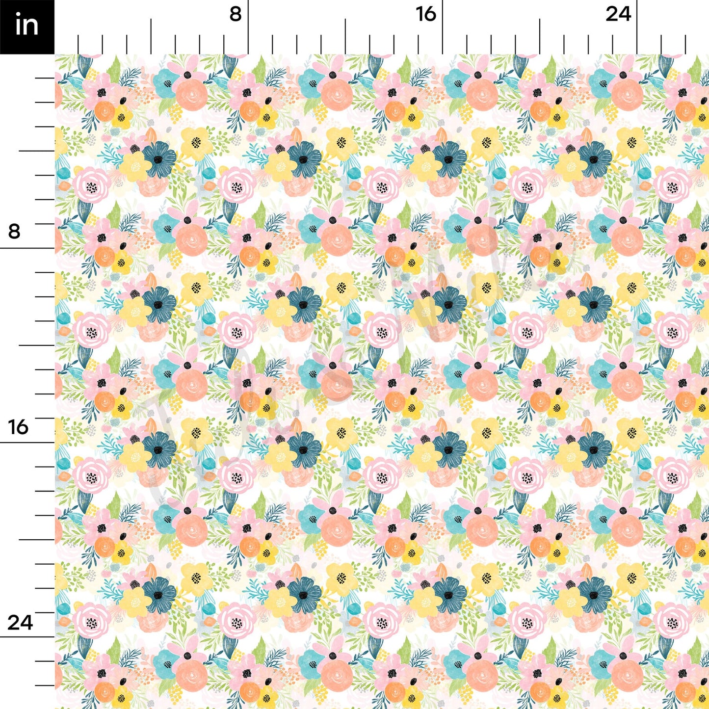 Floral Bullet Textured Fabric by the yard 4Way AA1471