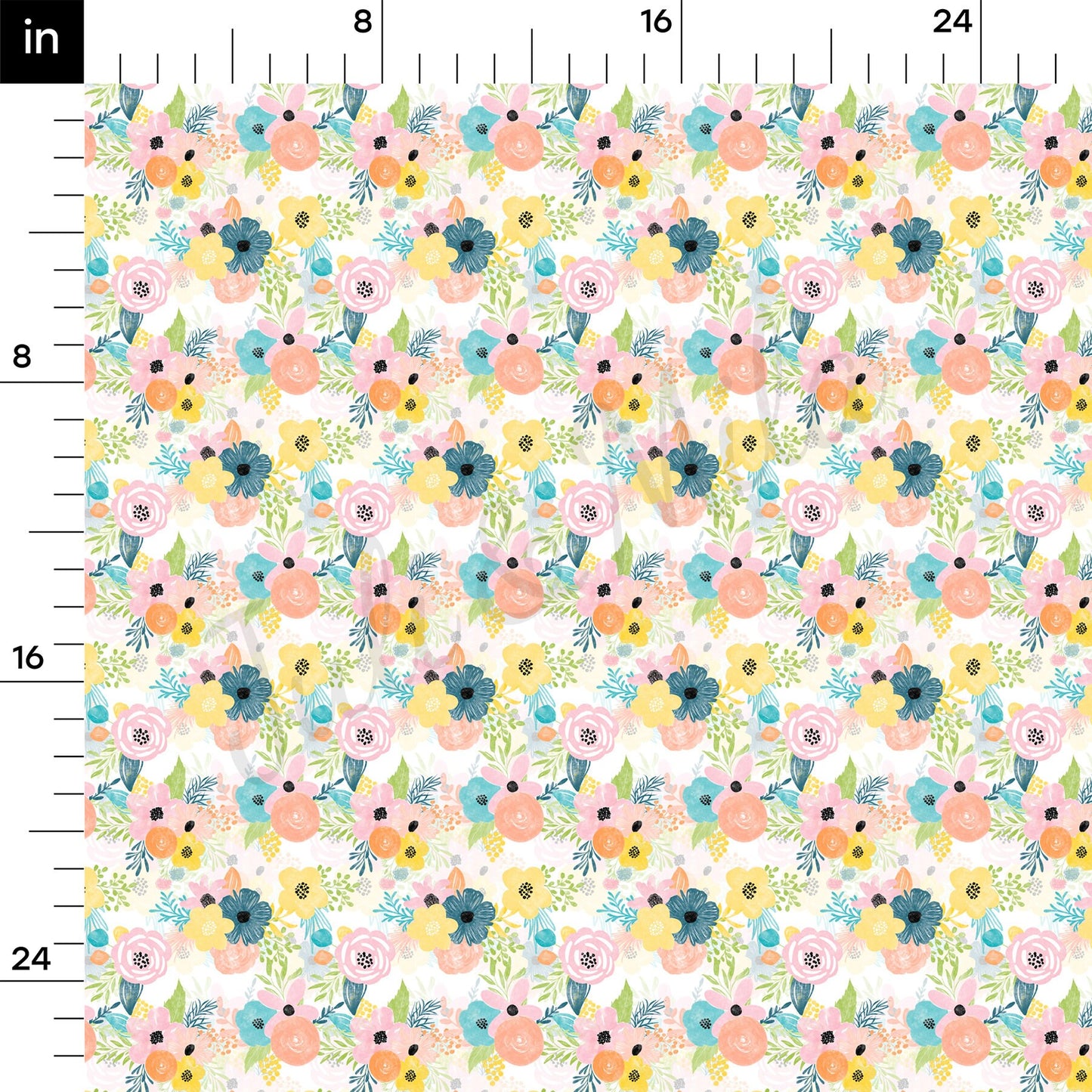 Floral Bullet Textured Fabric by the yard 4Way AA1471