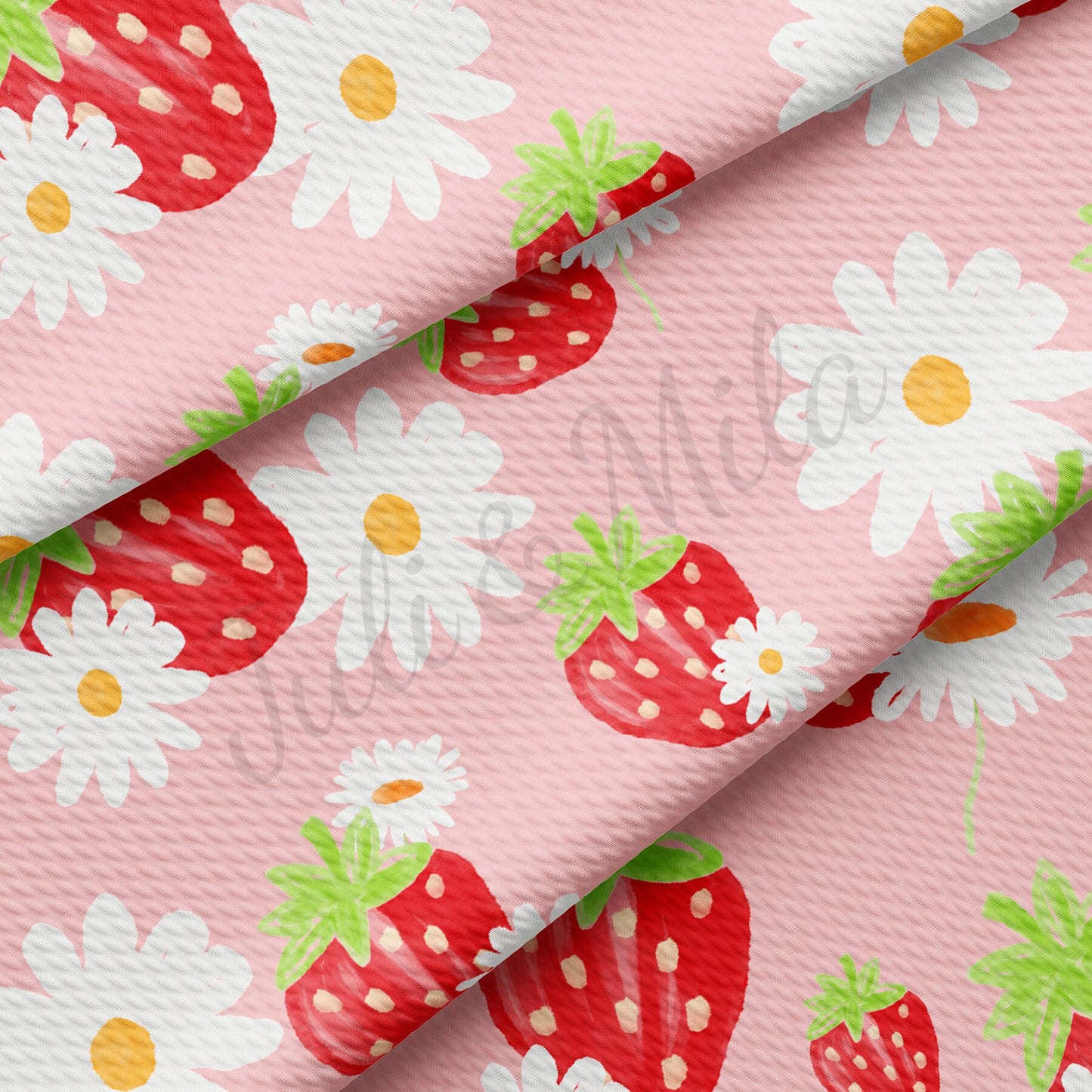Strawberry Summer  Bullet Textured Fabric  AA1472