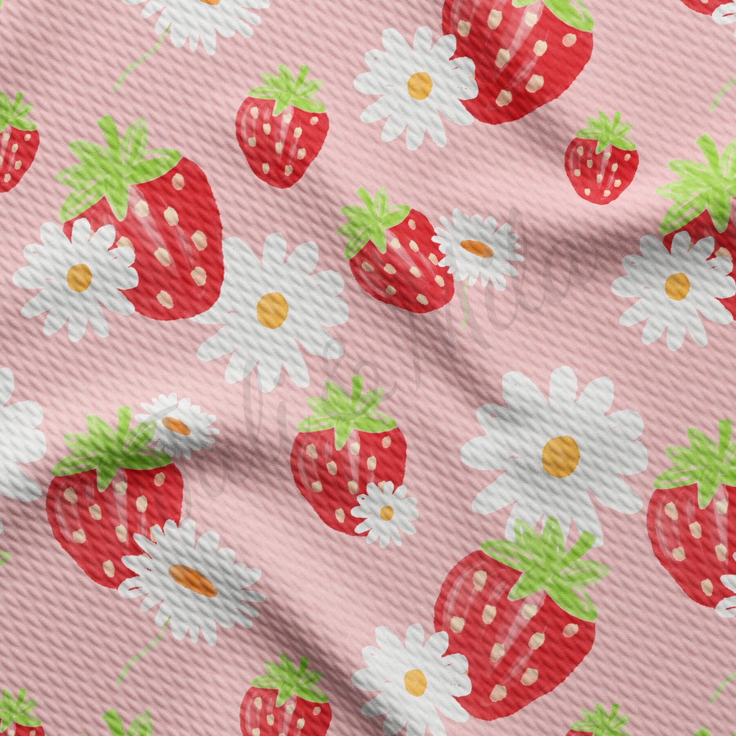 Strawberry Summer  Bullet Textured Fabric  AA1472