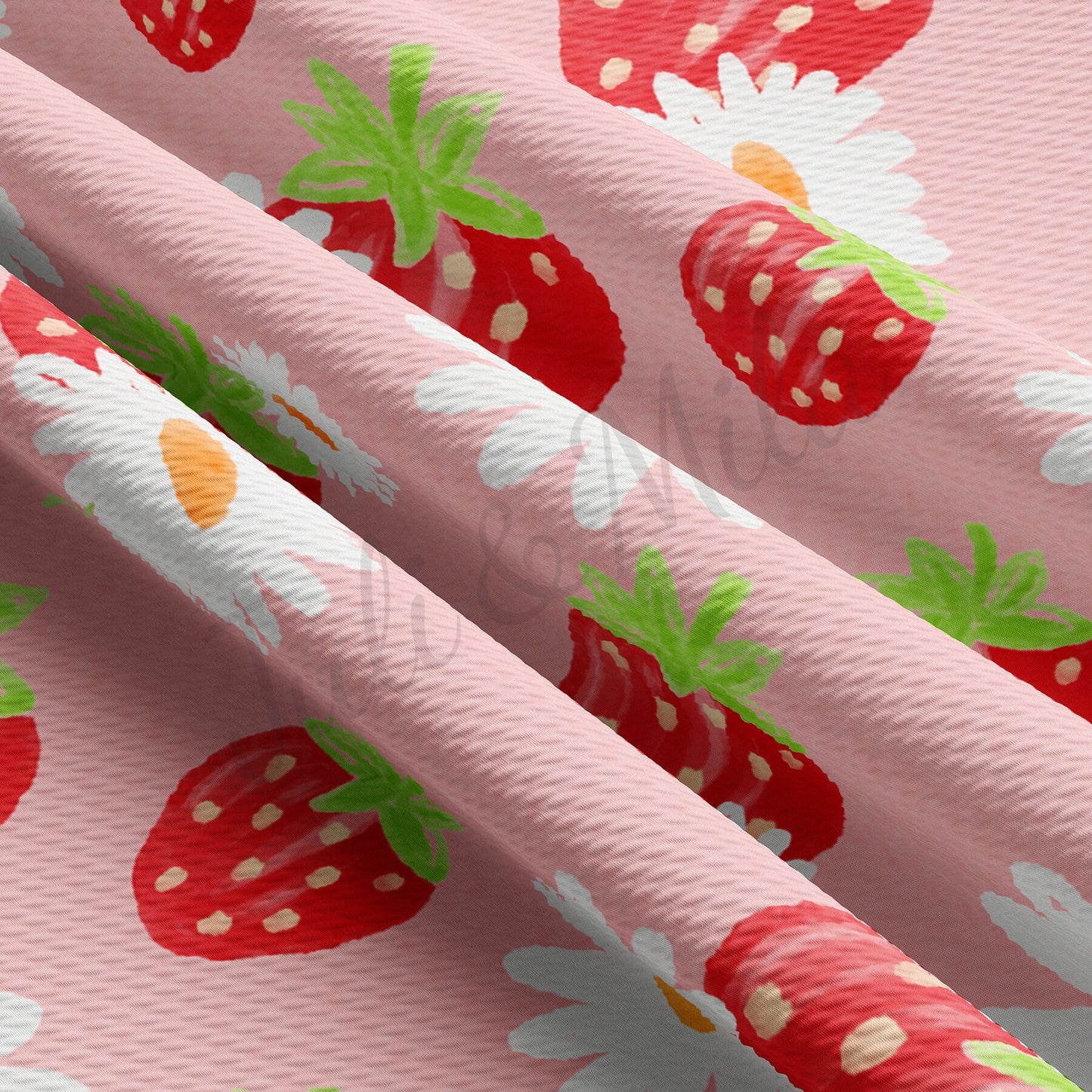 Strawberry Summer  Bullet Textured Fabric  AA1472