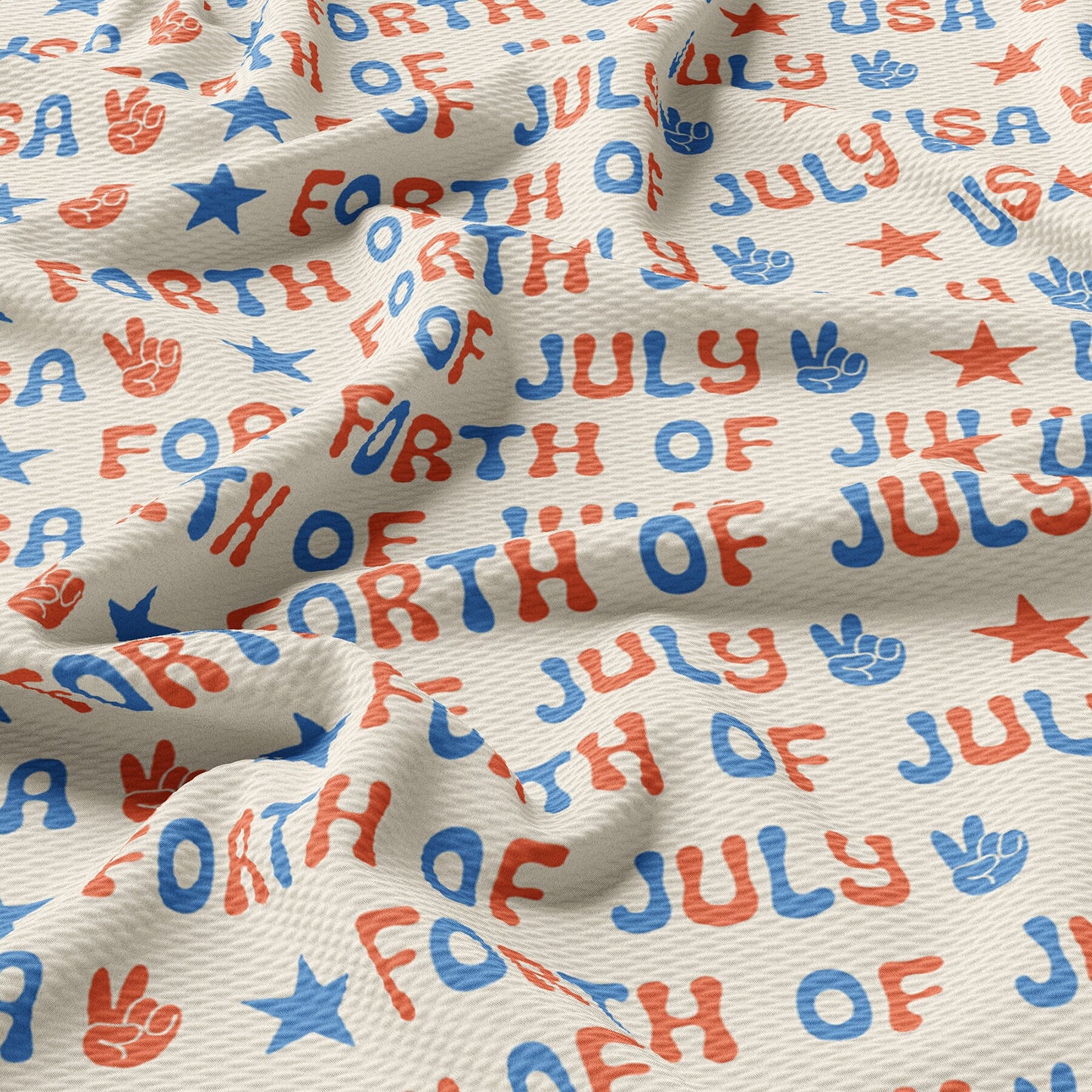 Patriotic Bullet Textured Fabric AA1478