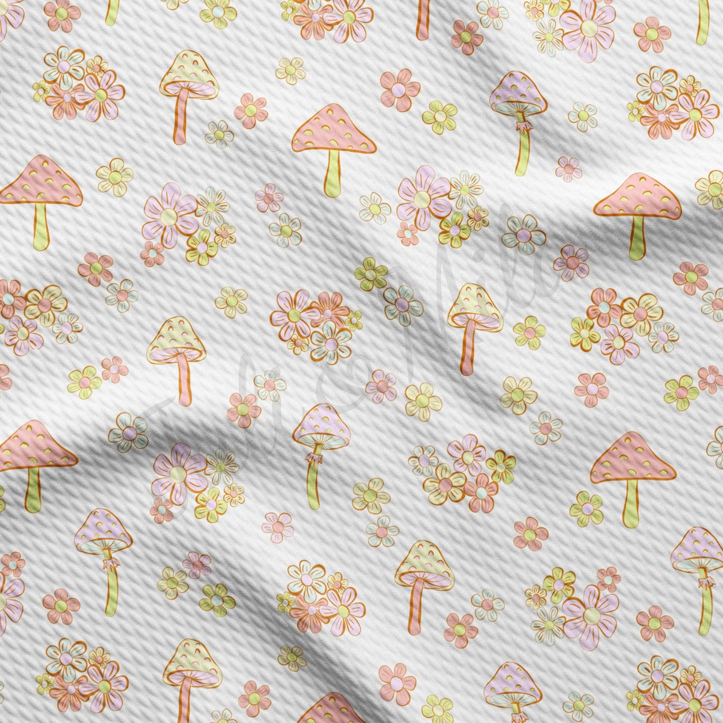Mushrooms  Bullet Textured Fabric by the yard AA1497