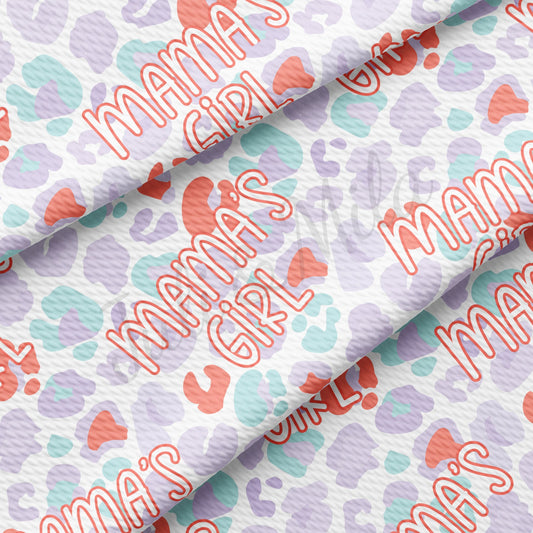 Mamas Girl Bullet Textured Fabric  AA1513