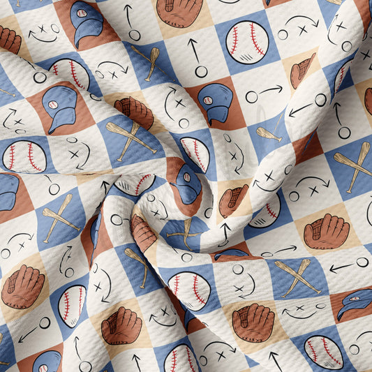 Baseball Bullet Textured Fabric AA1551