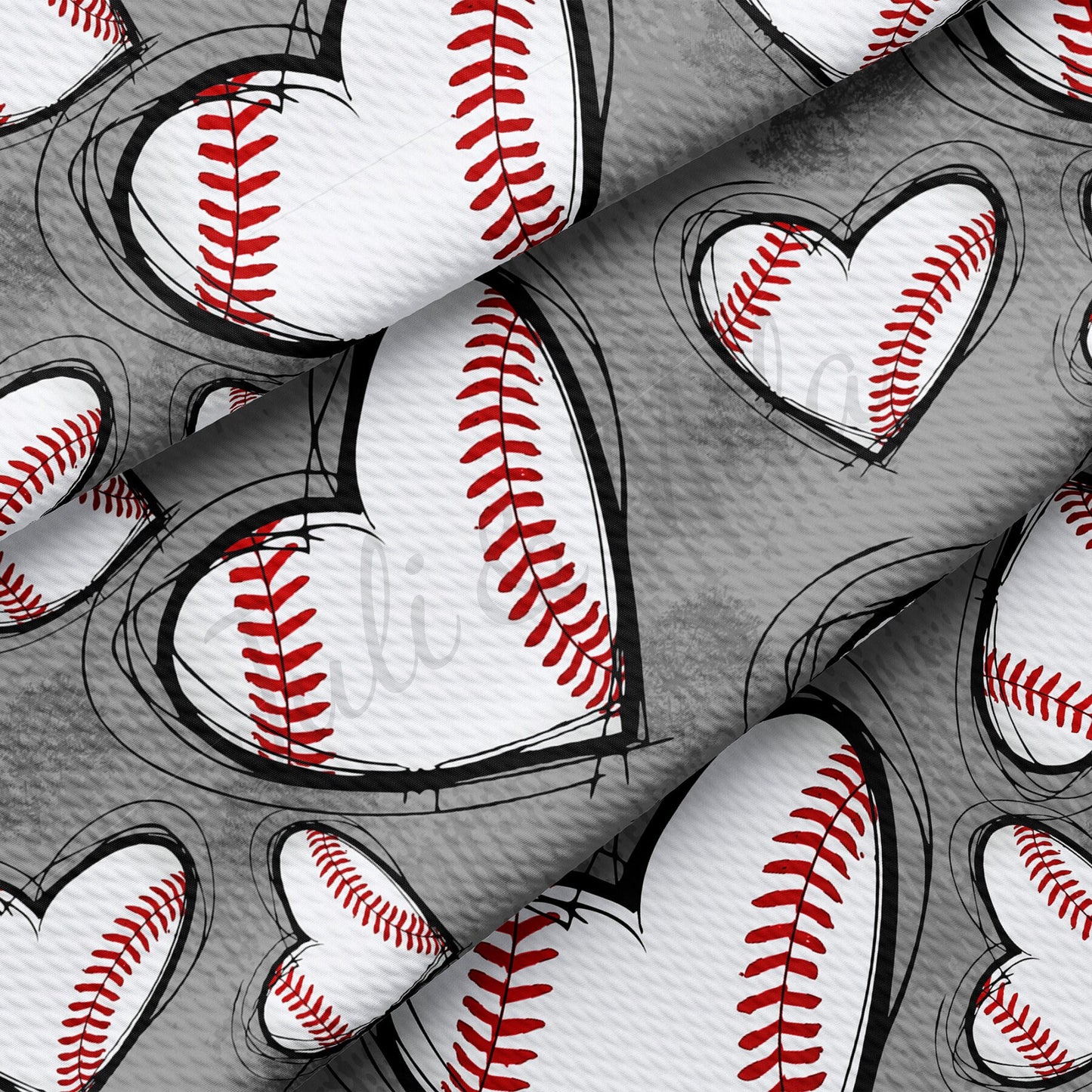 Baseball Bullet Textured Fabric AA1552