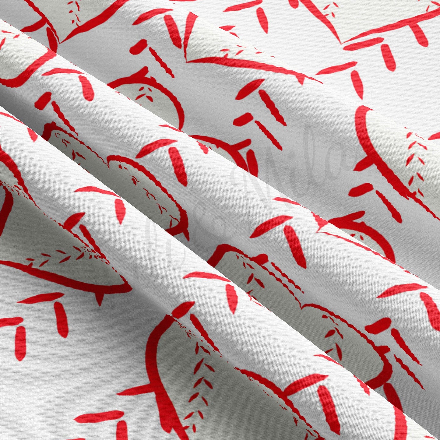 Baseball  Bullet Textured Fabric AA1553
