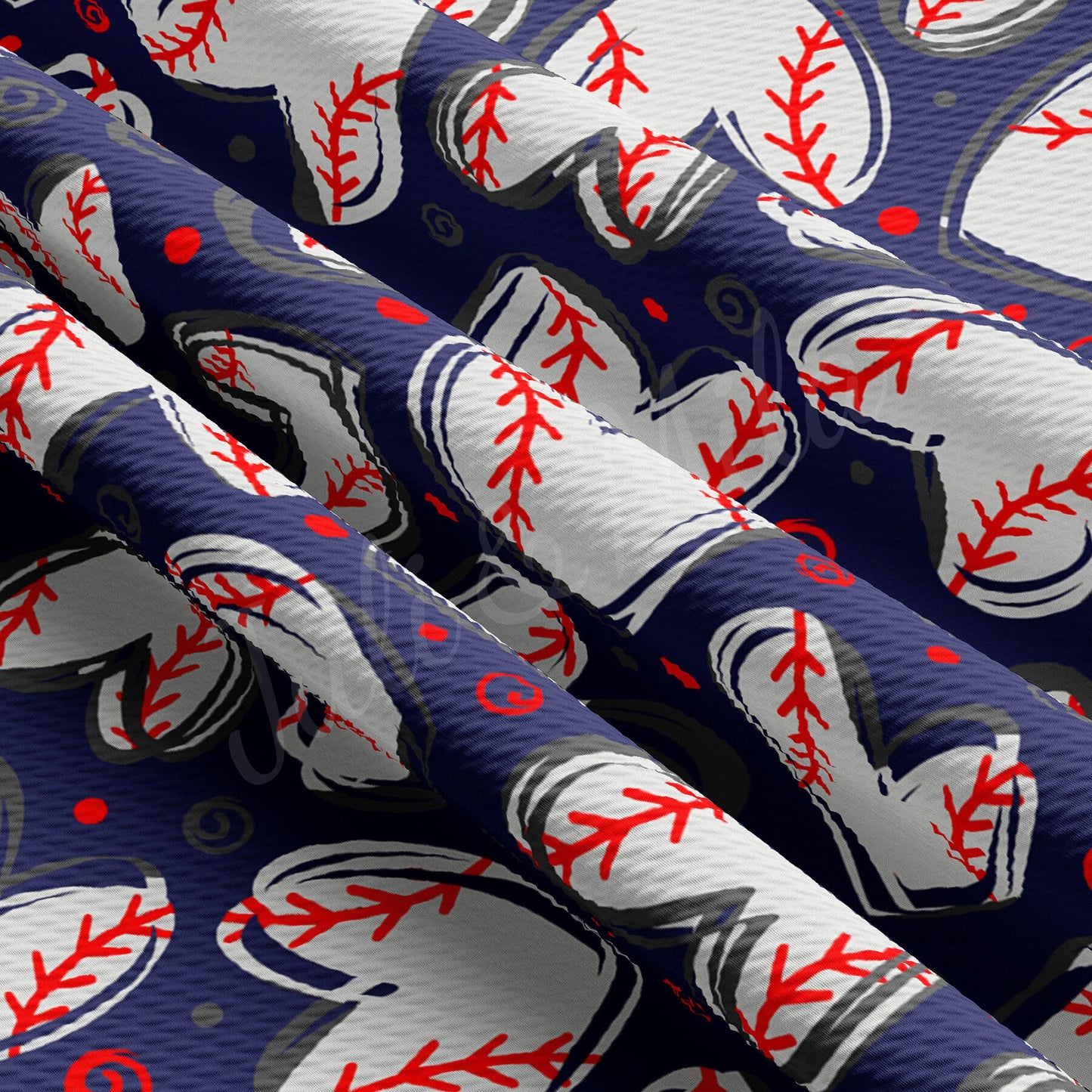 Baseball  Bullet Textured Fabric  AA1555