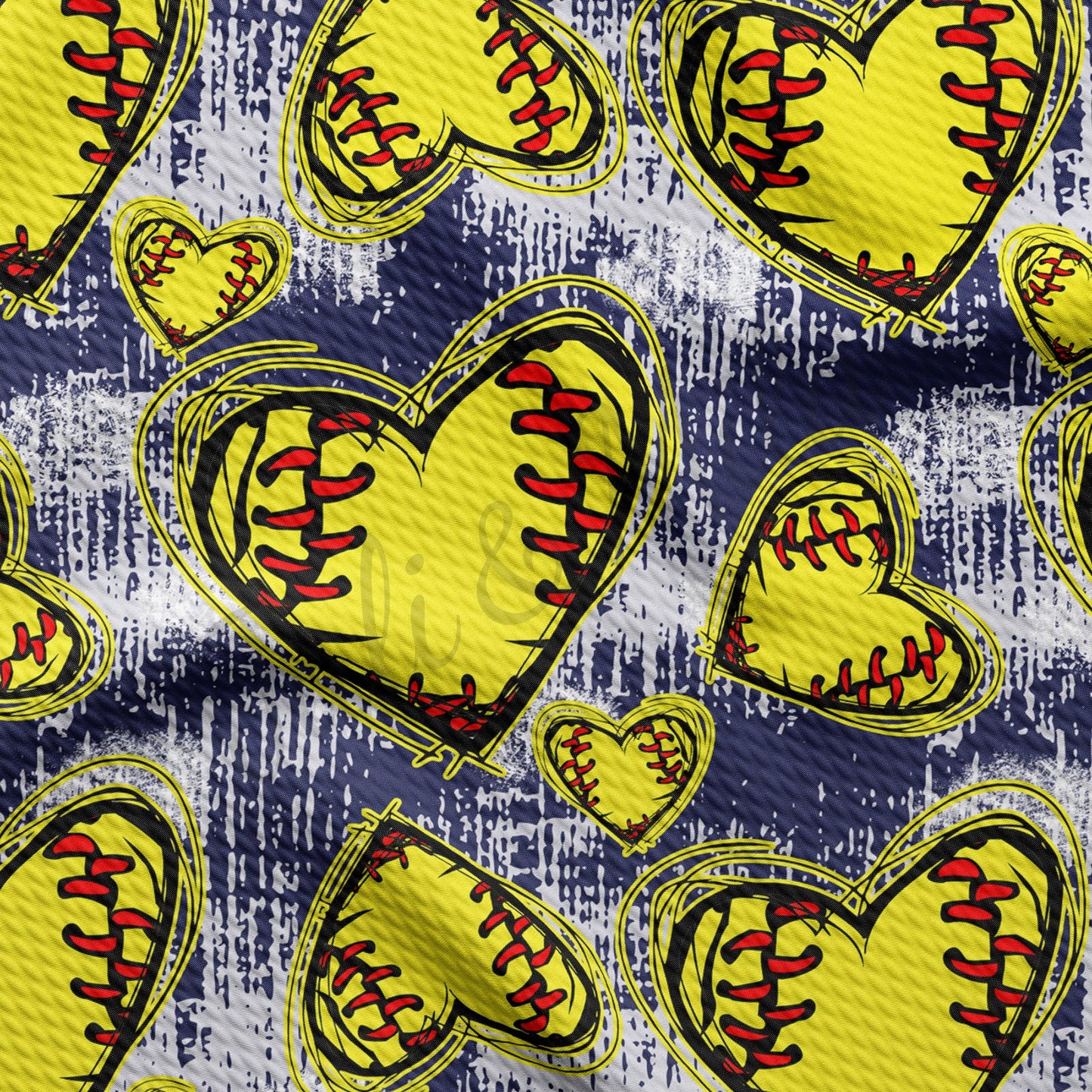 Softball Bullet Textured Fabric AA1556