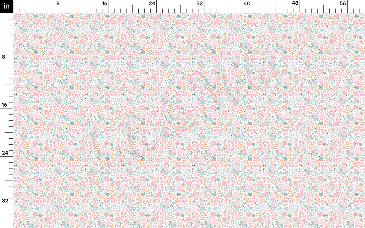 Floral  Bullet Textured Fabric by the yard AA1573