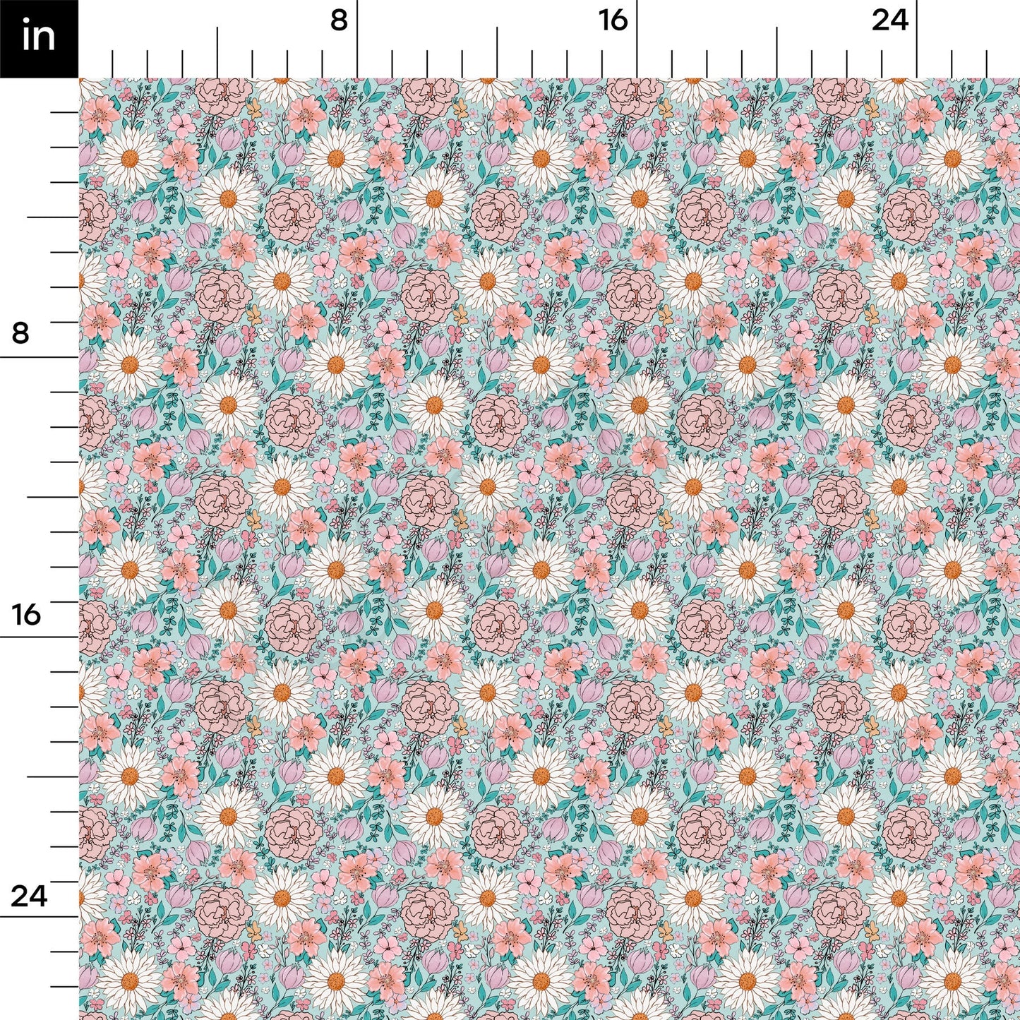 Floral  Bullet Textured Fabric by the yard AA1584