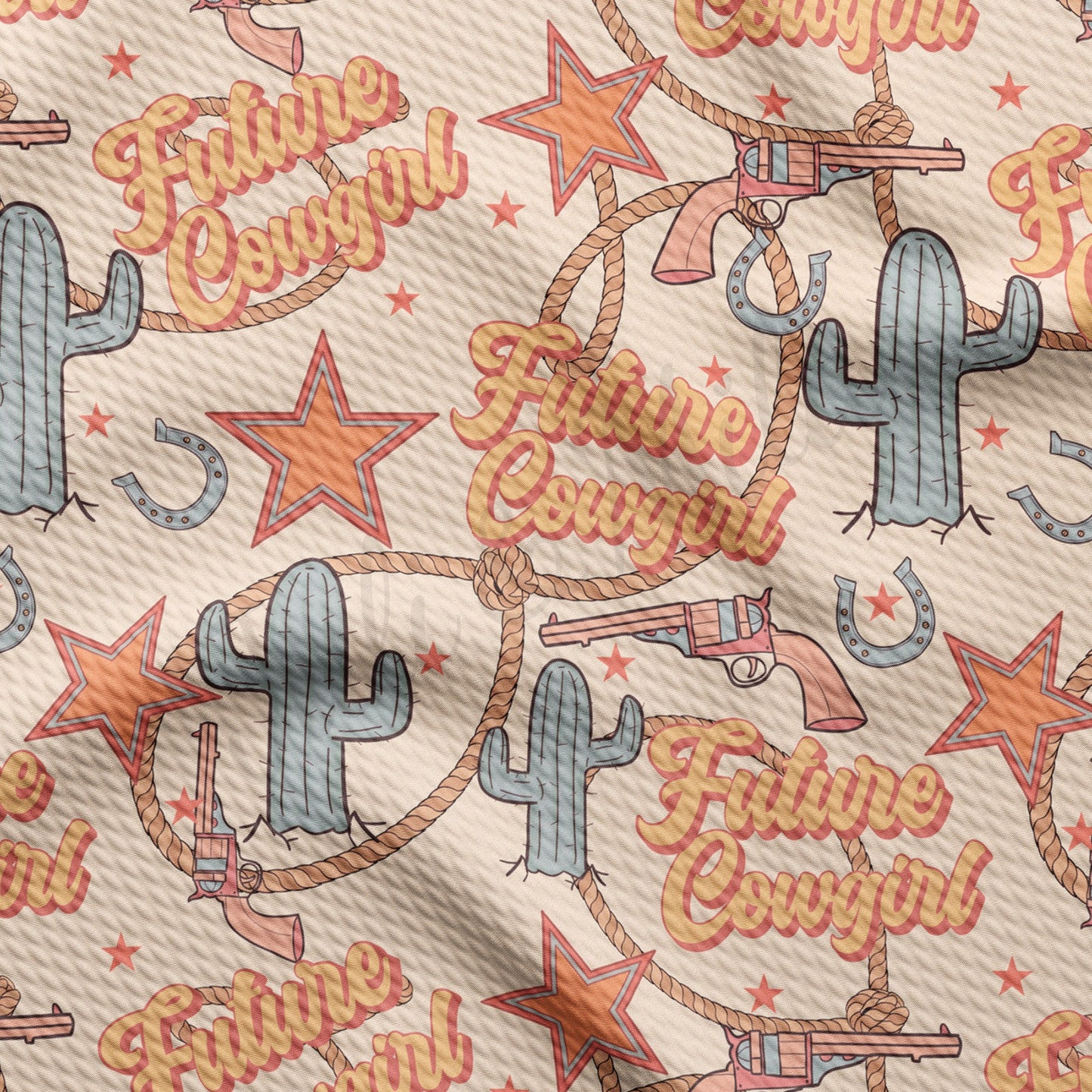 Future Cowgirl Boho Bullet Textured Fabric by the yard AA1587