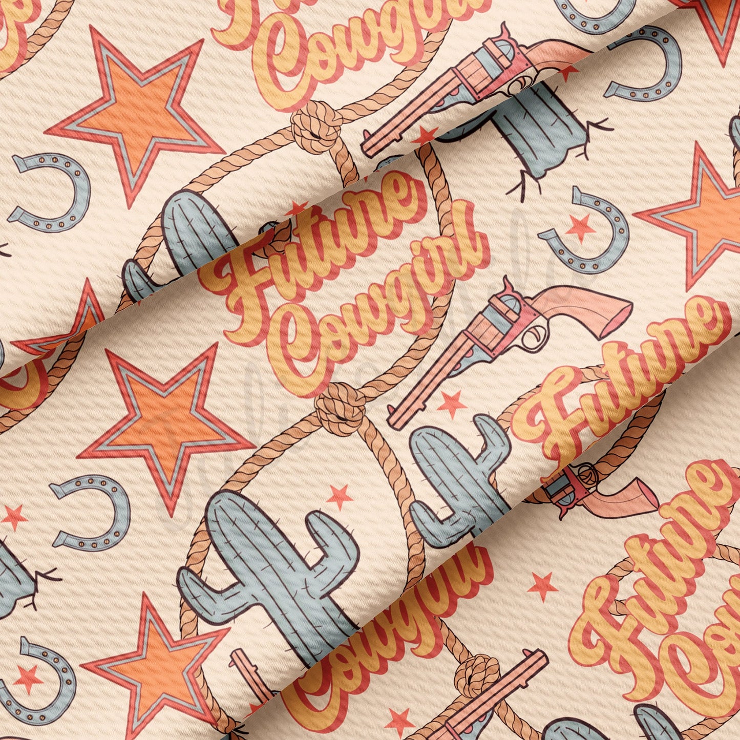 Future Cowgirl Boho Bullet Textured Fabric by the yard AA1587
