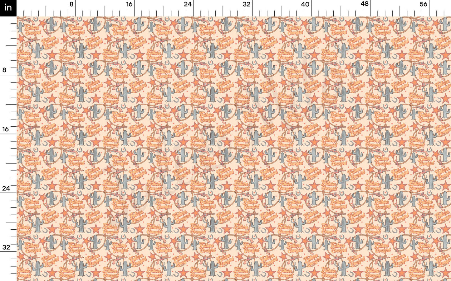 Future Cowgirl Boho Bullet Textured Fabric by the yard AA1587