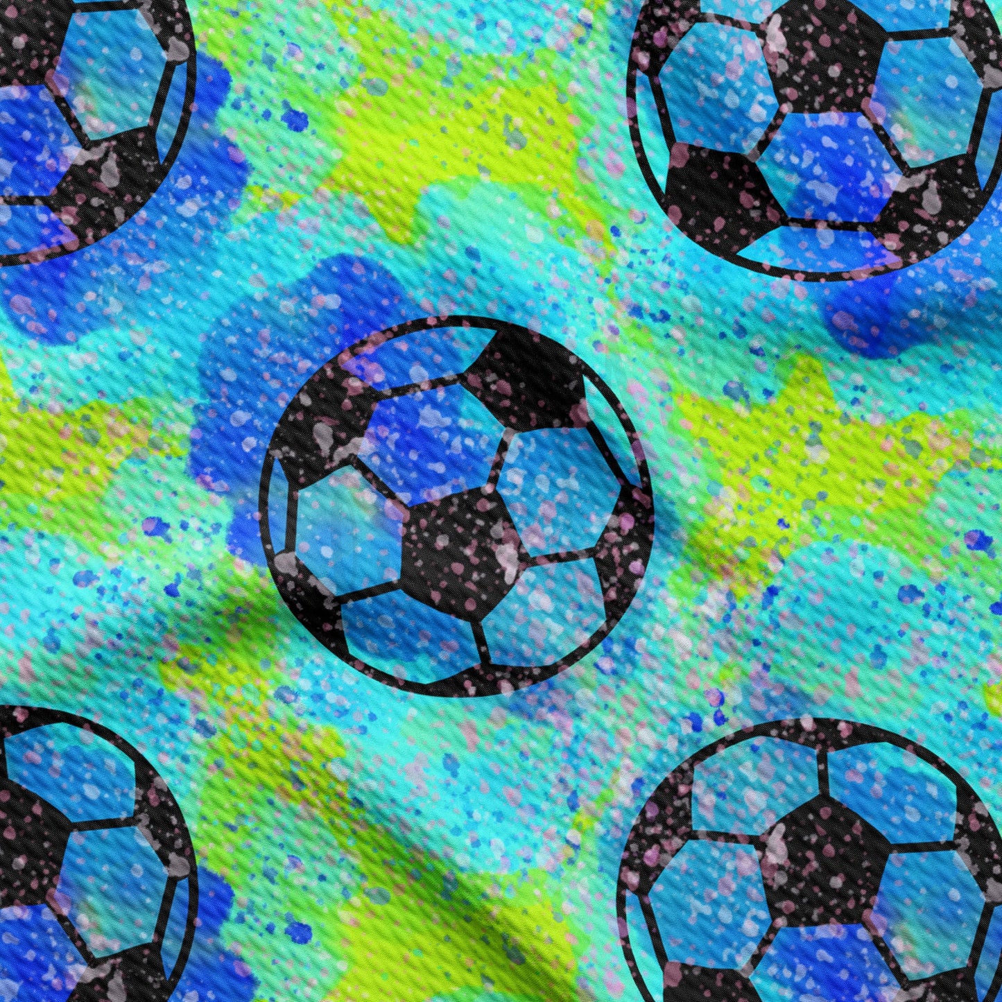 Soccer Bullet Textured Fabric AA1621