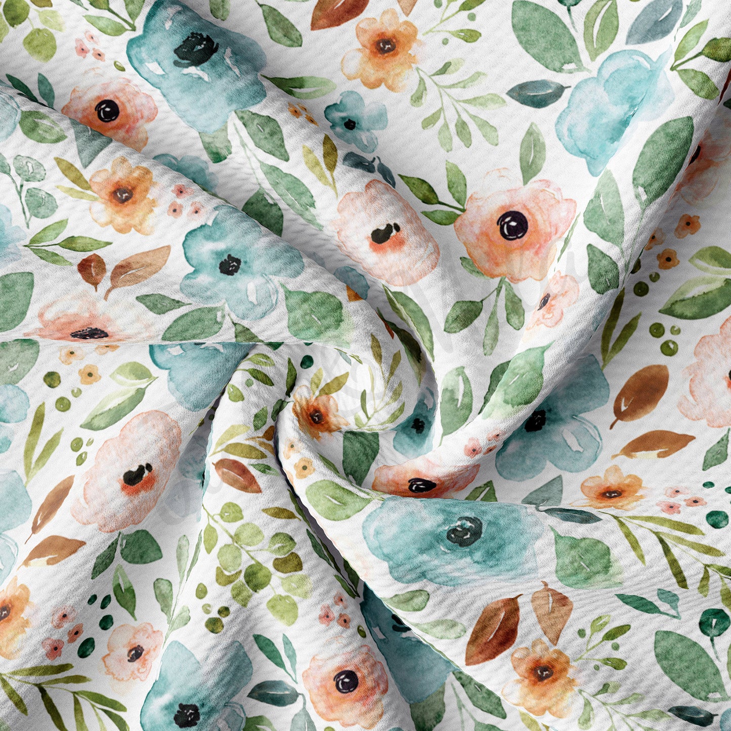 Floral l Bullet Textured Fabric by the yard AA1639