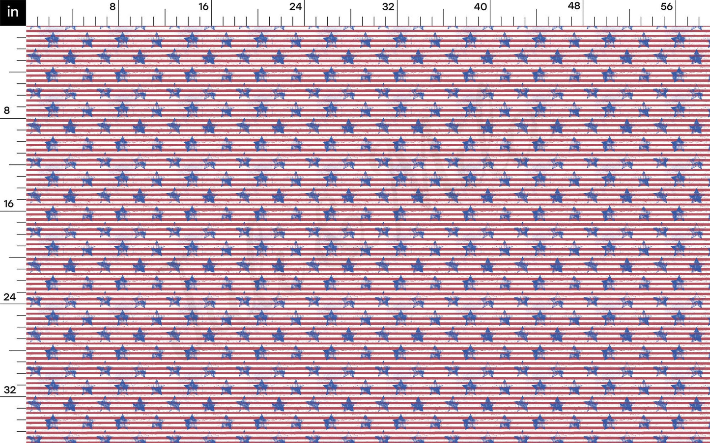 4th of July Fabric Double Brushed Polyester DBP1625