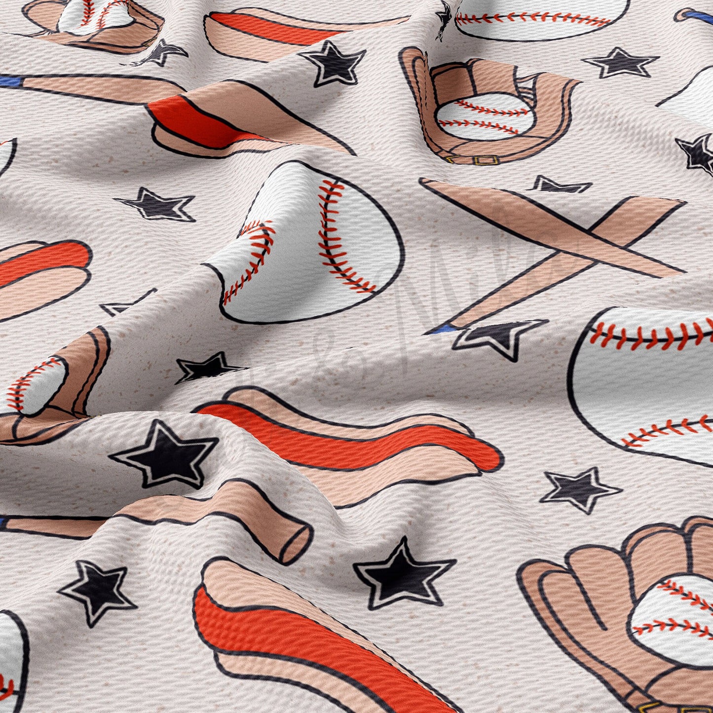 Baseball Bullet Textured Fabric AA1484