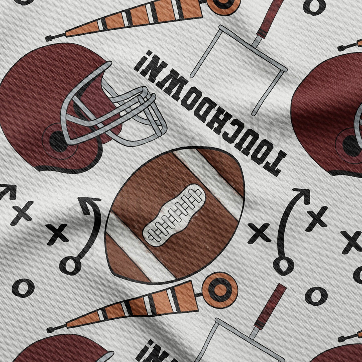 Football Bullet Textured Fabric AA1653