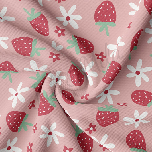 Strawberry Summer Bullet Textured Fabric  AA1663