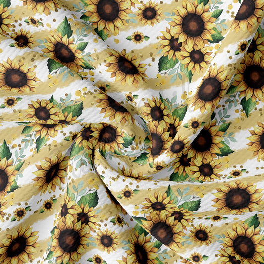 Floral Bullet Textured Fabric AA1668