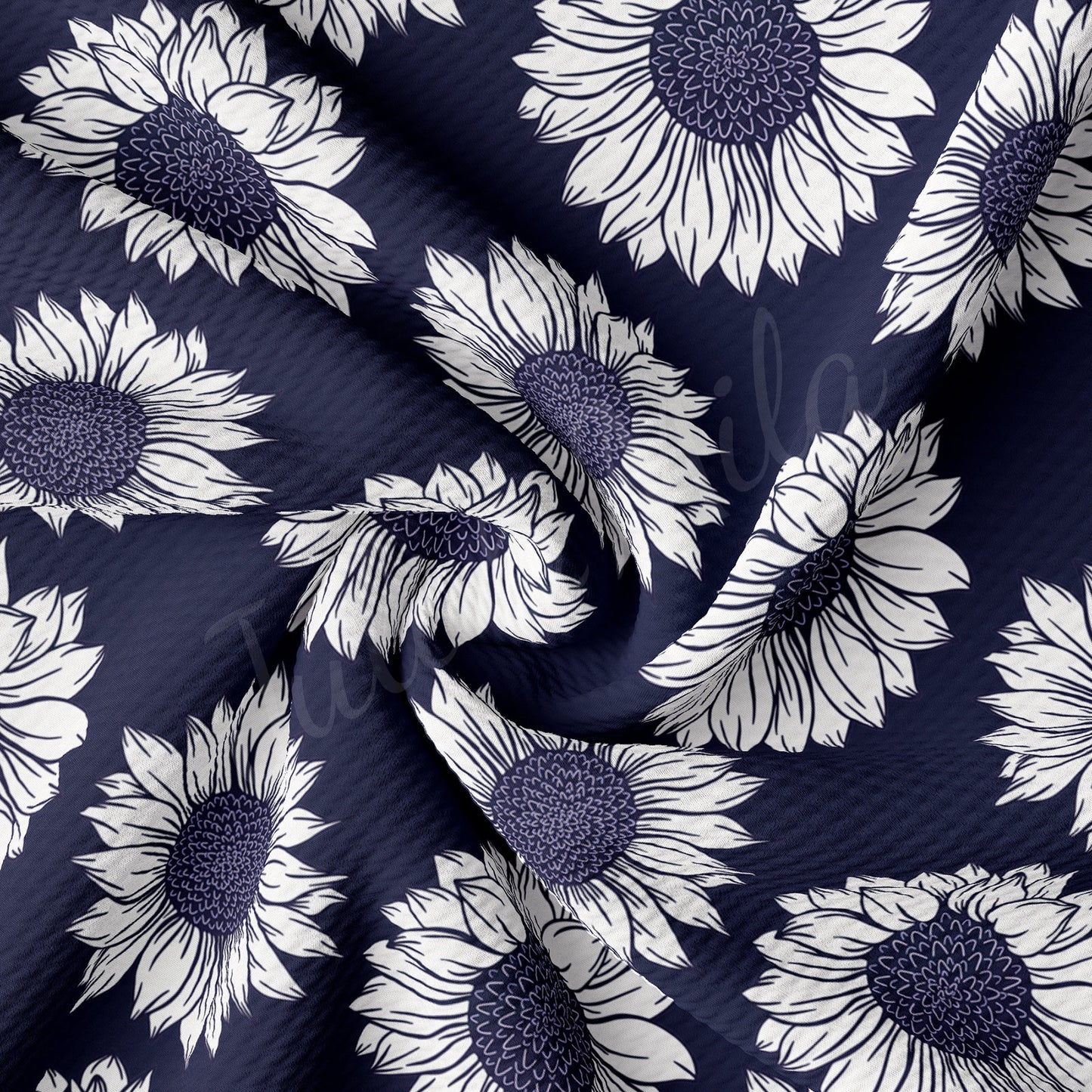 Floral  Bullet Textured Fabric AA1675