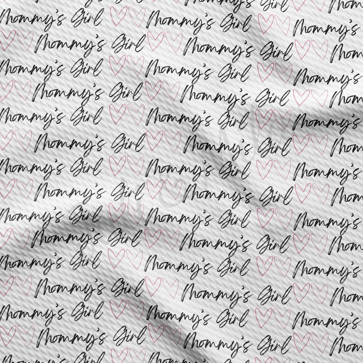 Mommys Girl Bullet Textured Fabric AA1676
