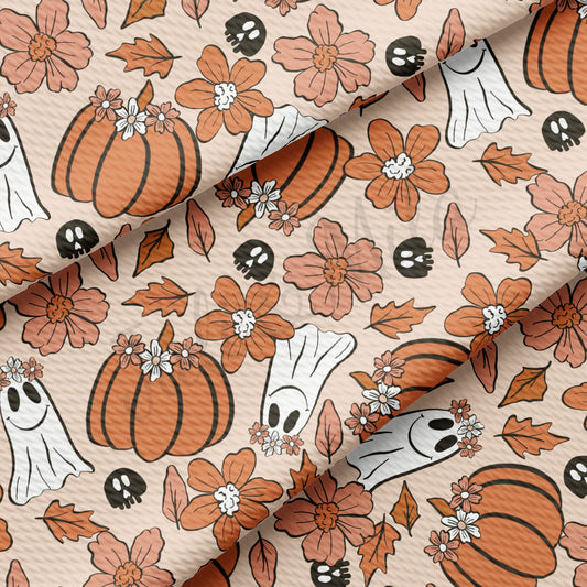 Fall Pumpkin  Bullet Textured Fabric  AA1686