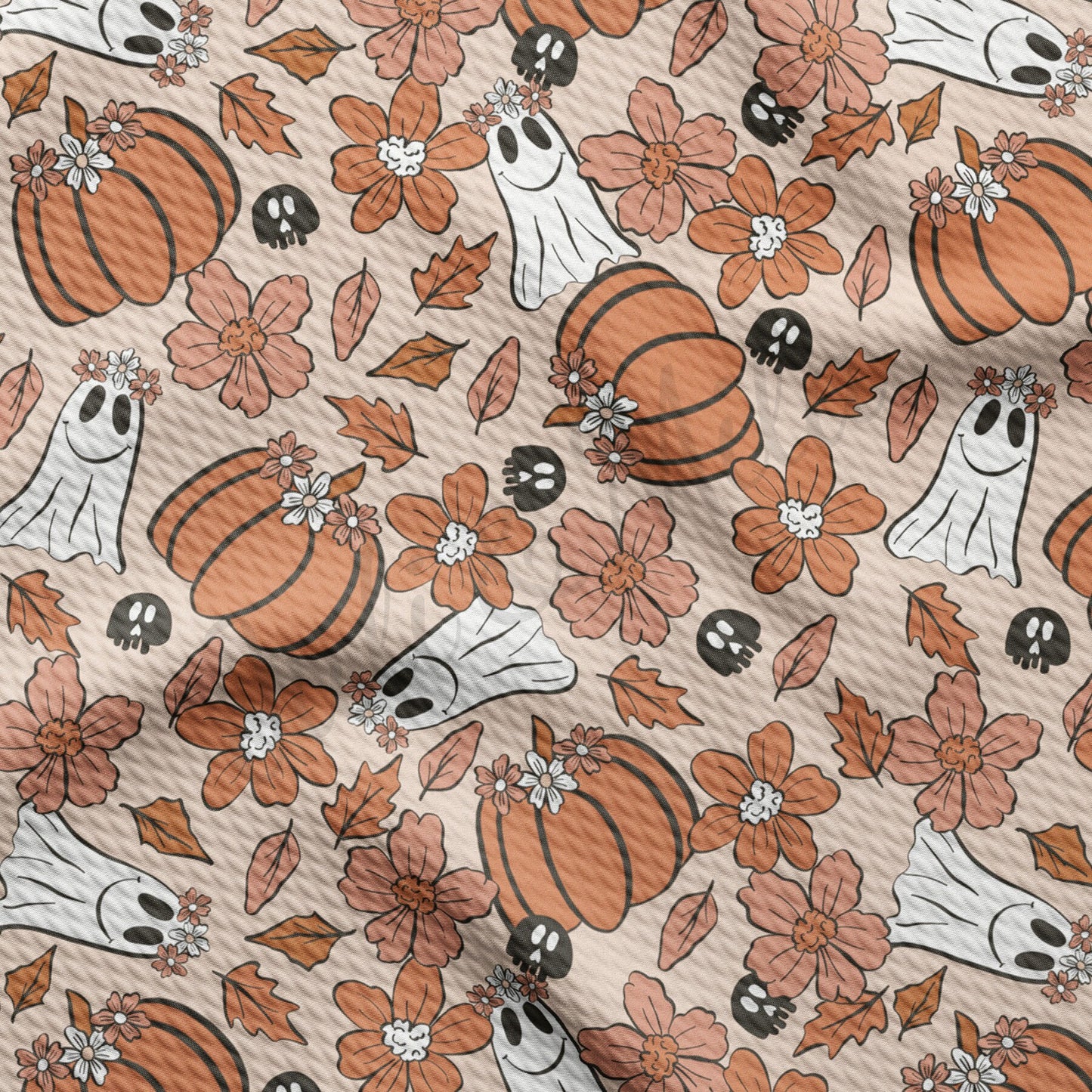 Fall Pumpkin  Bullet Textured Fabric  AA1686