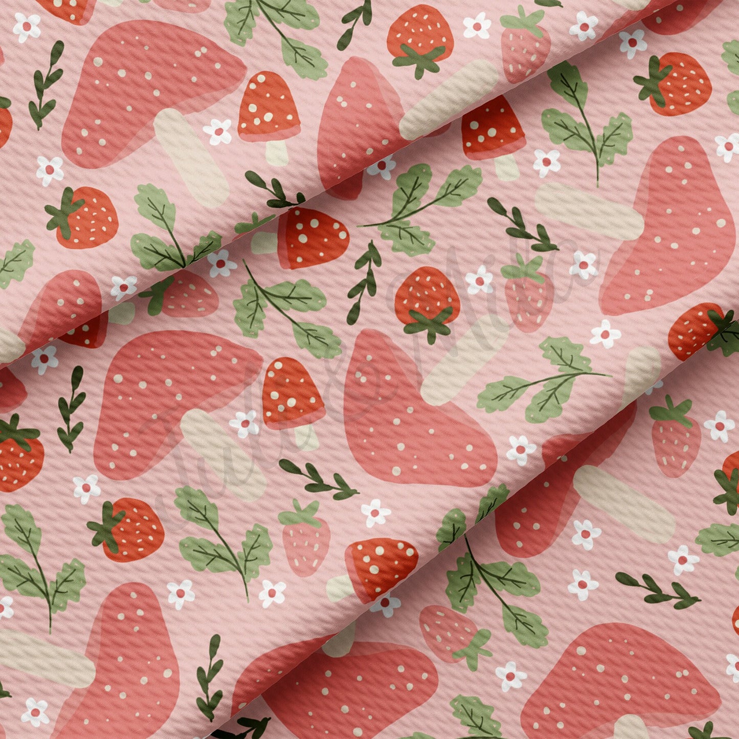 Strawberry Summer Bullet Textured Fabric AA1718