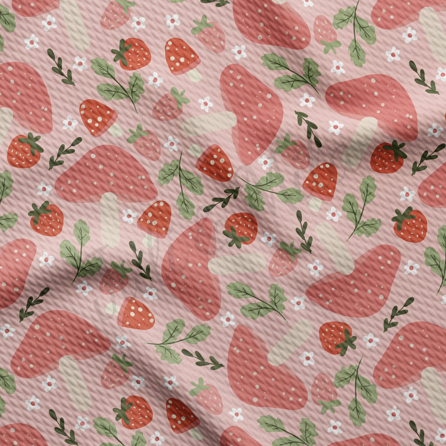 Strawberry Summer Bullet Textured Fabric AA1718