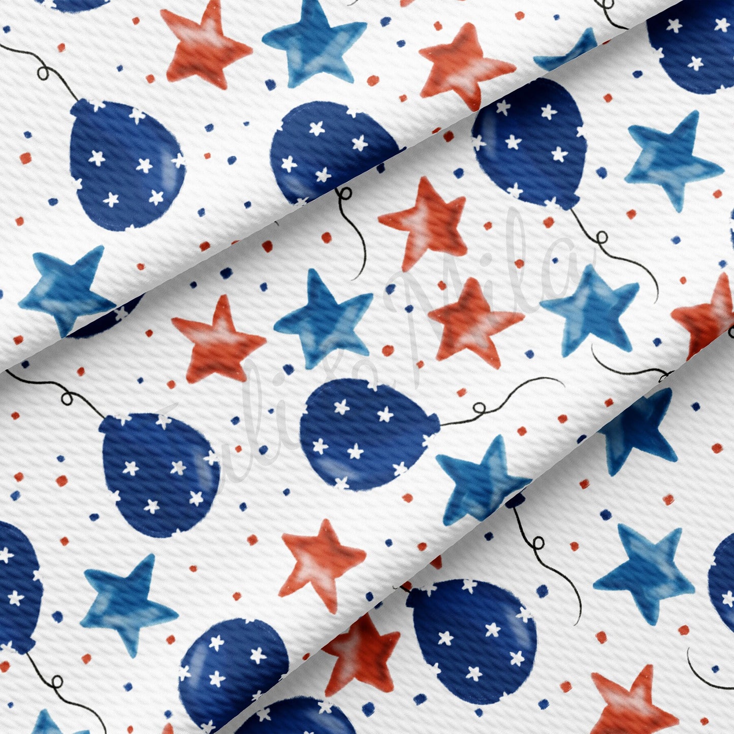 Patriotic 4th of July  Bullet Textured   Fabric AA1719