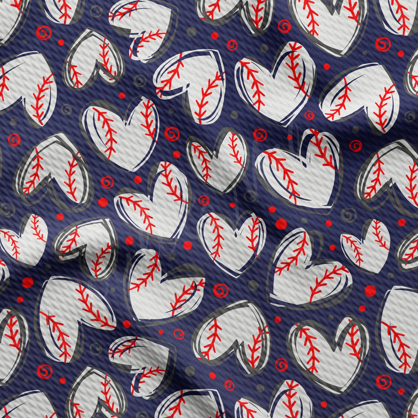 Baseball  Bullet Textured Fabric  AA1555
