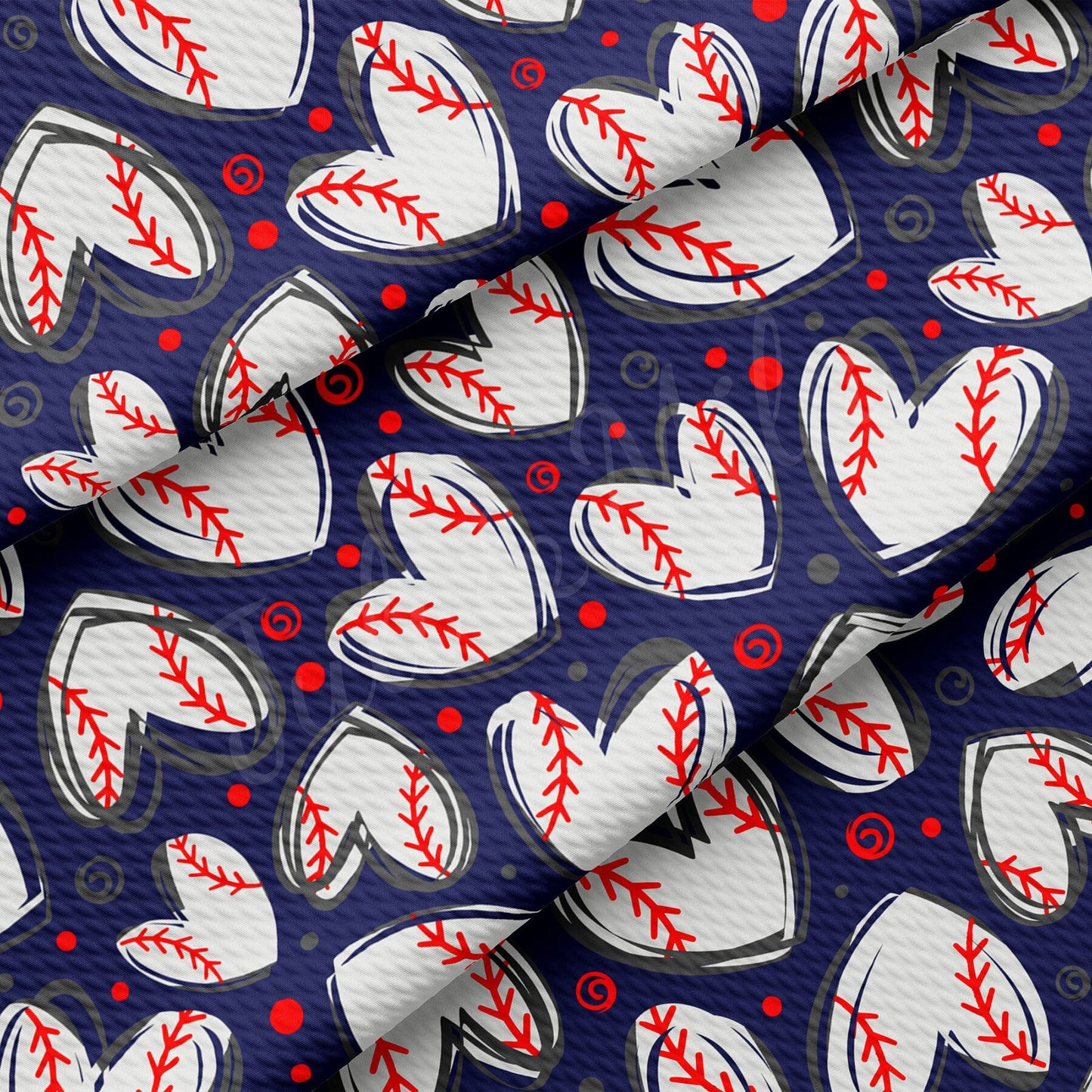 Baseball  Bullet Textured Fabric  AA1555