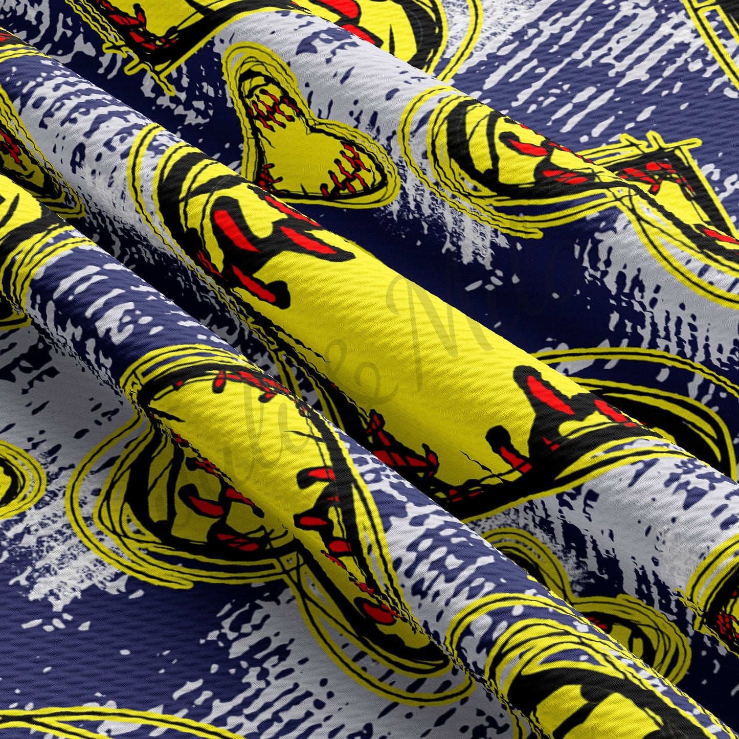 Softball Bullet Textured Fabric AA1556