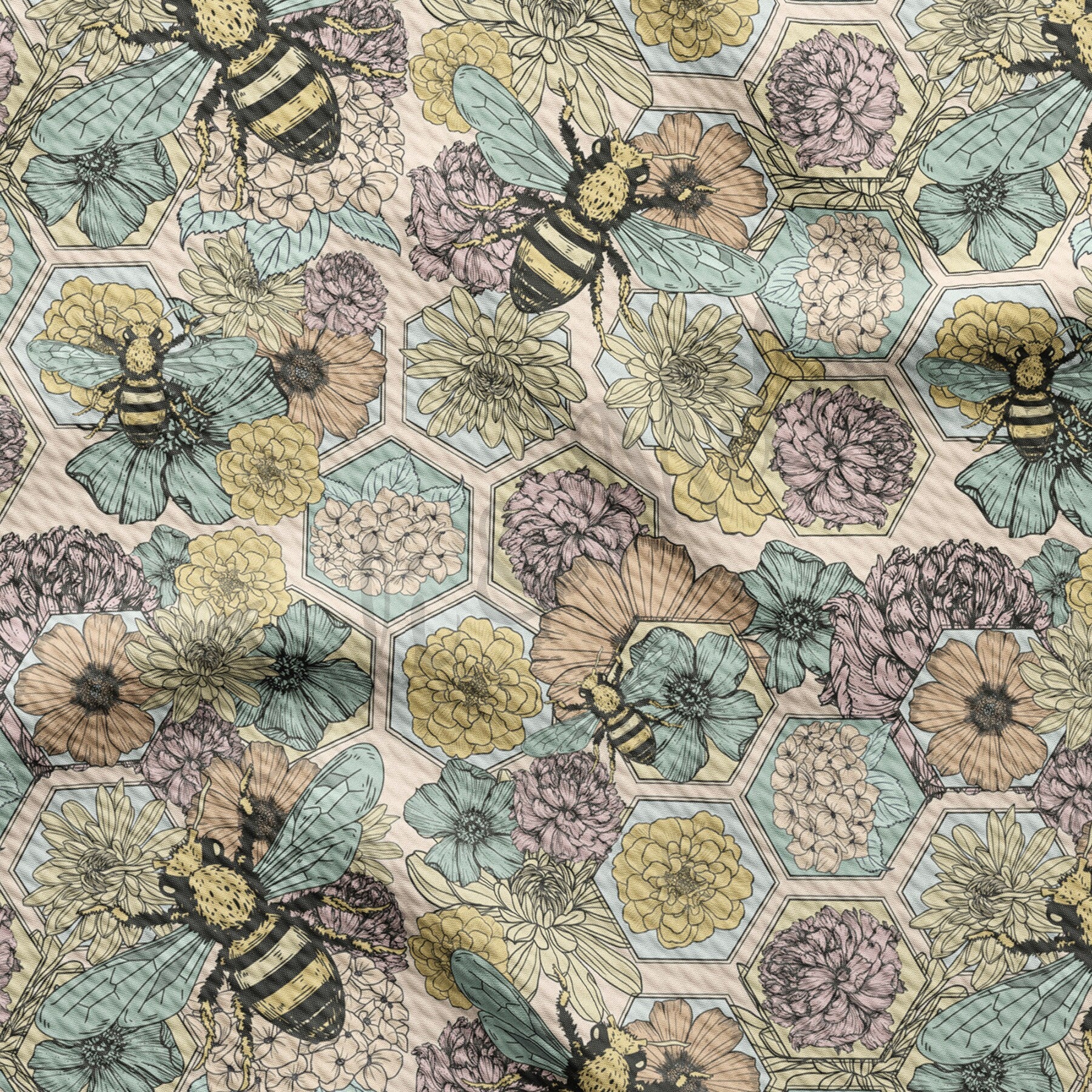 Bee Fabric by the yard