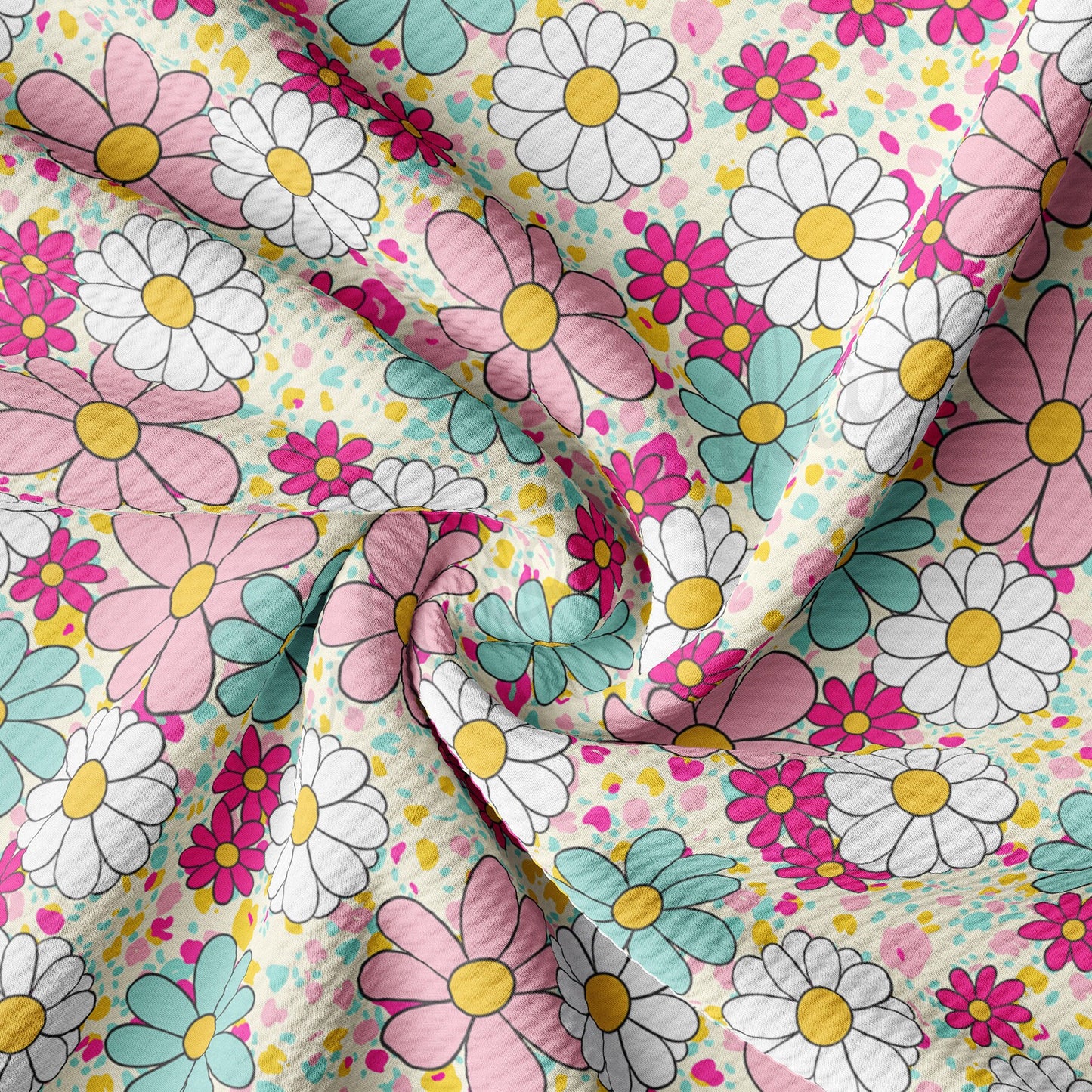 Floral  Bullet Textured Fabric by the yard AA1569