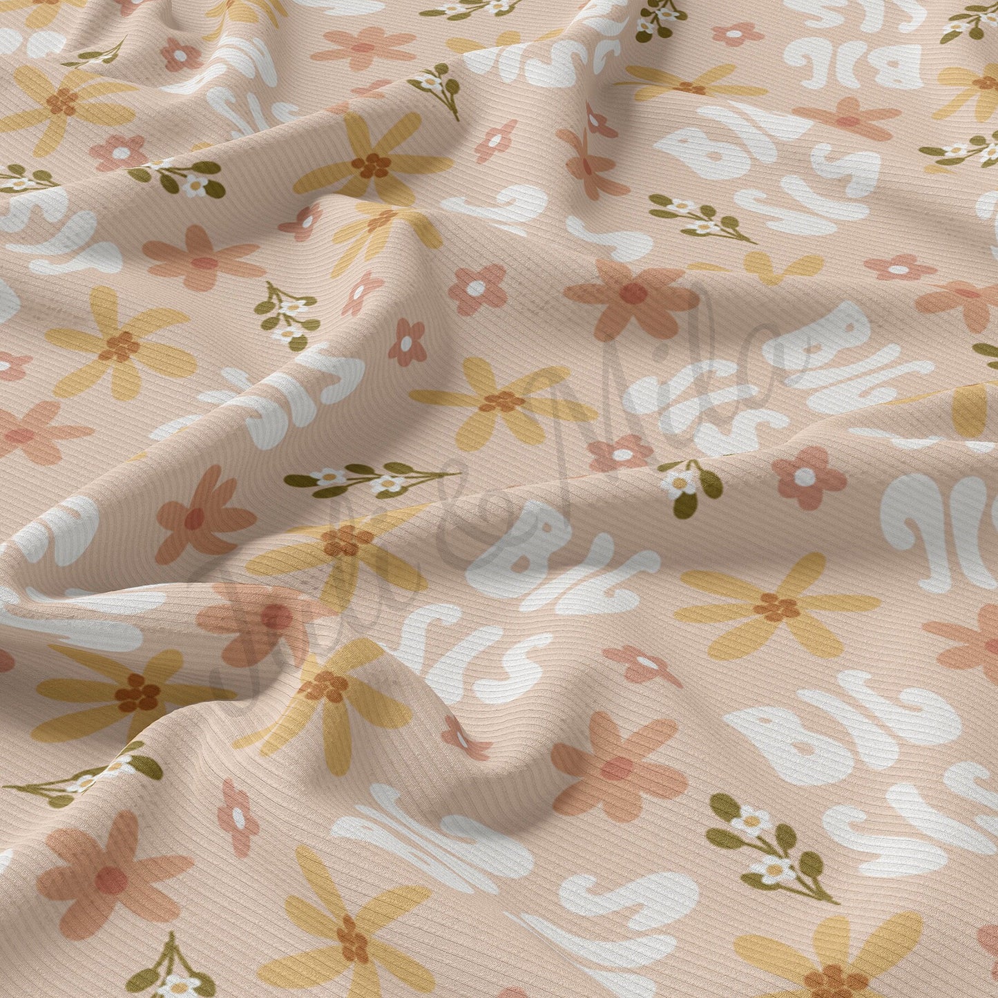 Rib Knit Fabric by the Yard Ribbed Jersey Stretchy Soft Polyester Stretch Fabric 1 Yard  AA1712