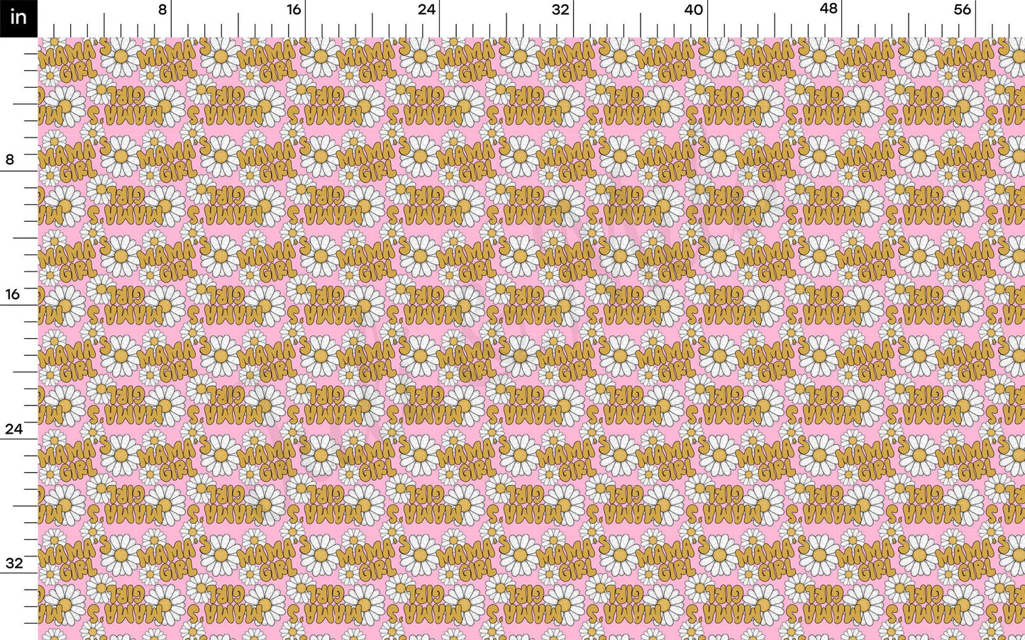 Mamas Girl  Bullet Fabric  AA1597 Mothers Day