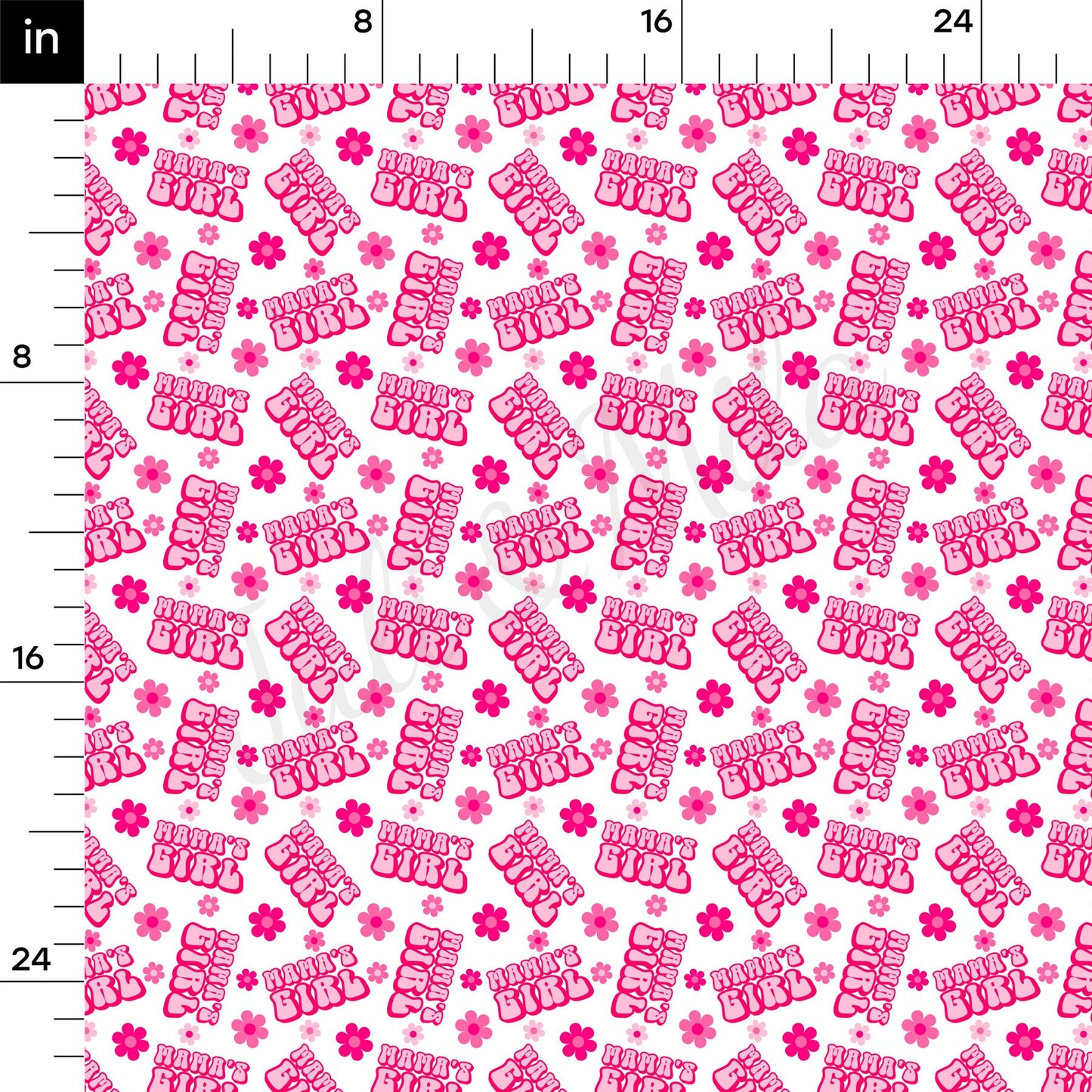 Mamas Girl  Bullet Textured Fabric  AA1599