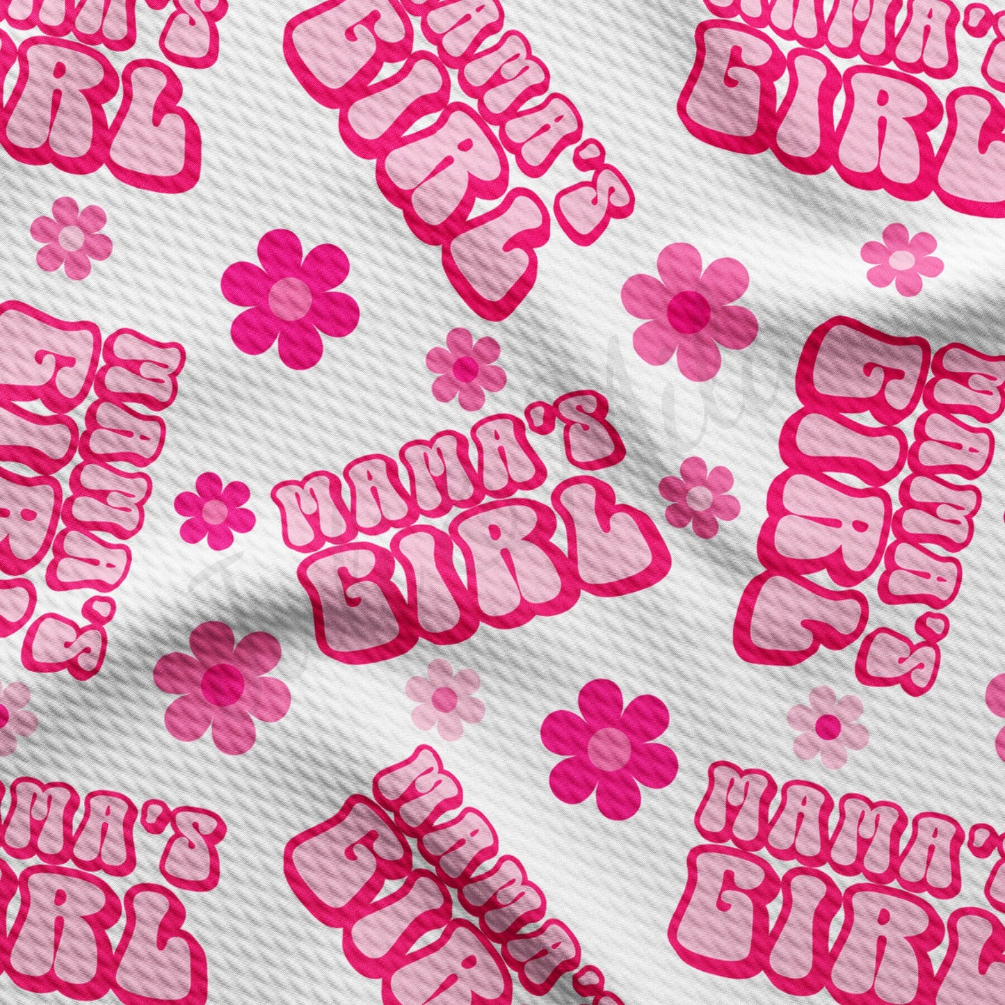 Mamas Girl  Bullet Textured Fabric  AA1599